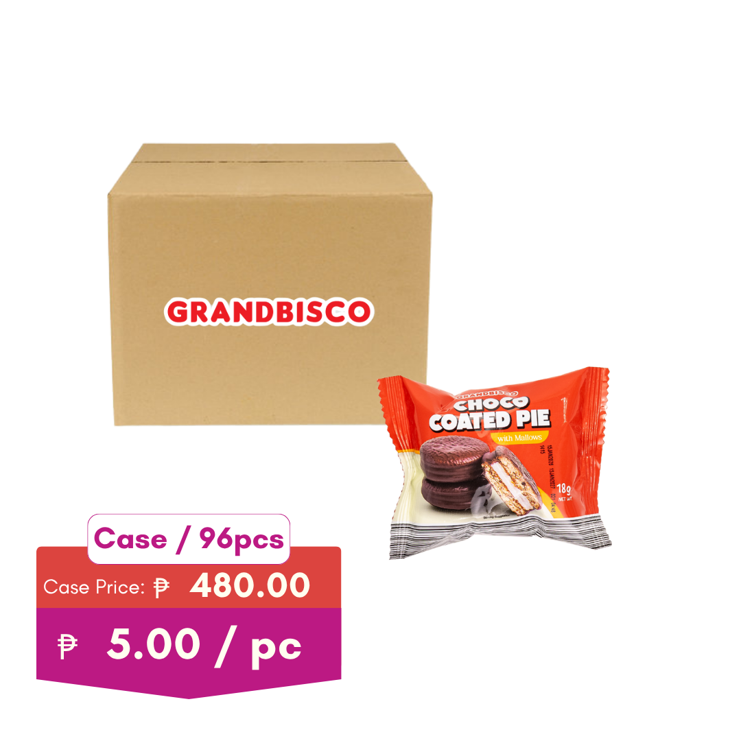 Choco Coated Pie with Mallows