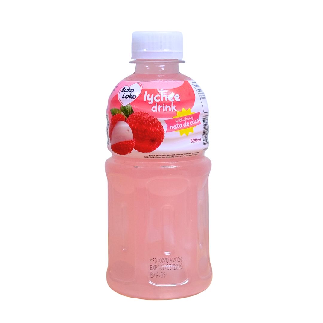 Lychee Drink with Nata De Coco