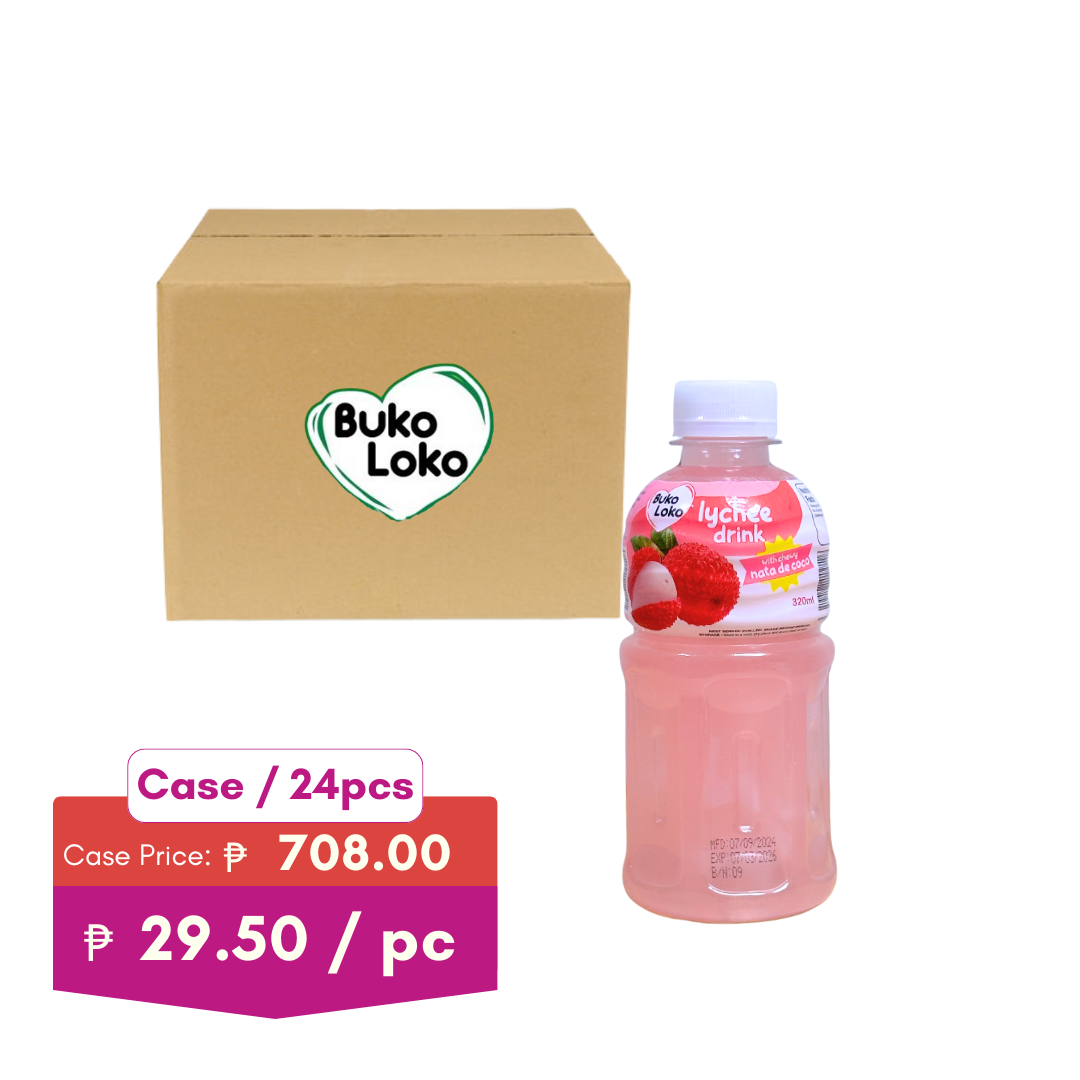 Lychee Drink with Nata De Coco