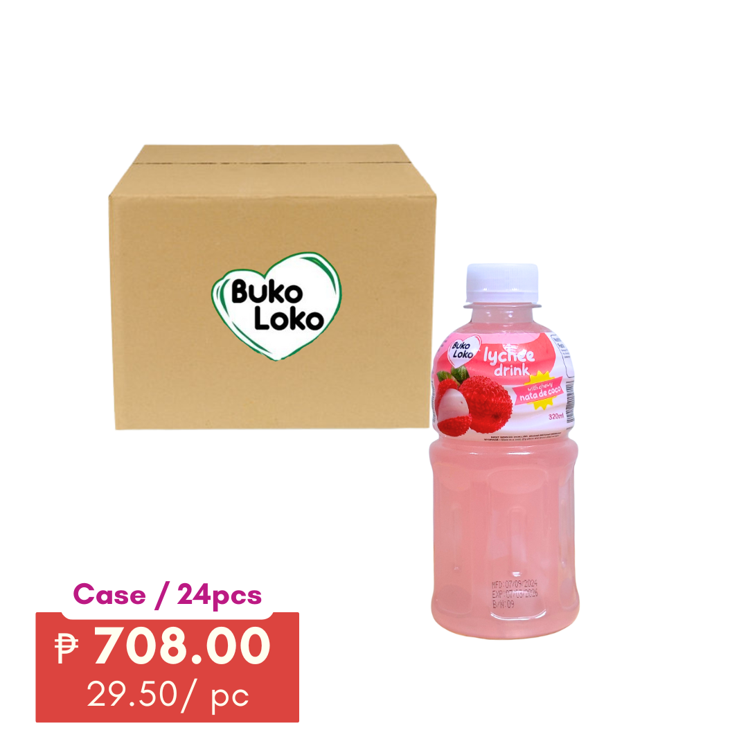Lychee Drink with Nata De Coco