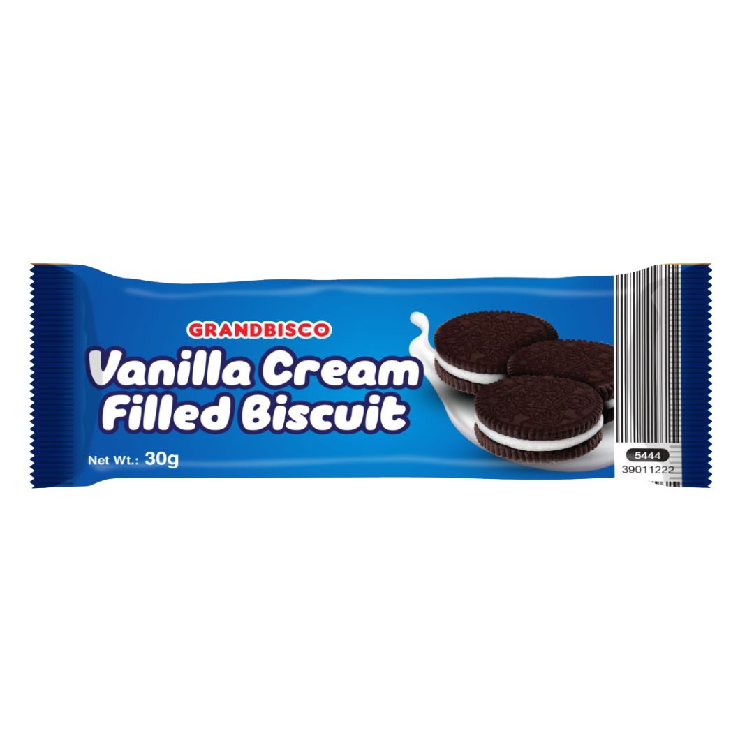 Vanilla Cream Filled Biscuit