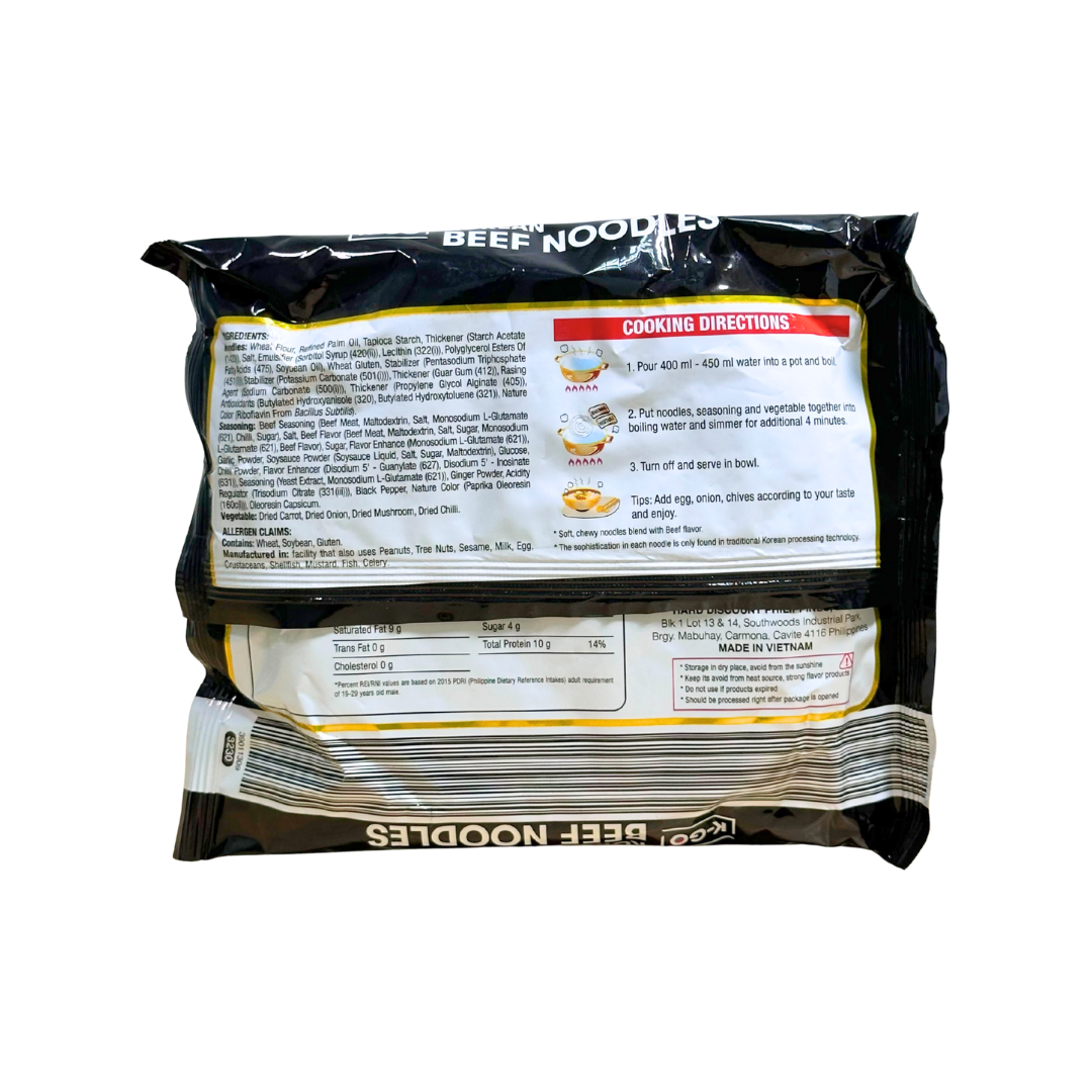 Korean Beef Noodles