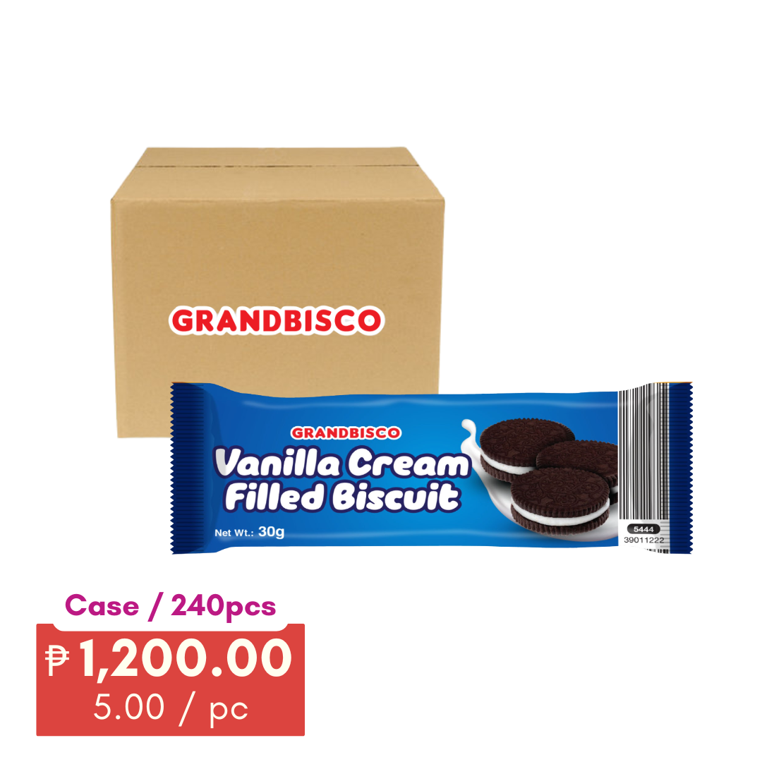 Vanilla Cream Filled Biscuit