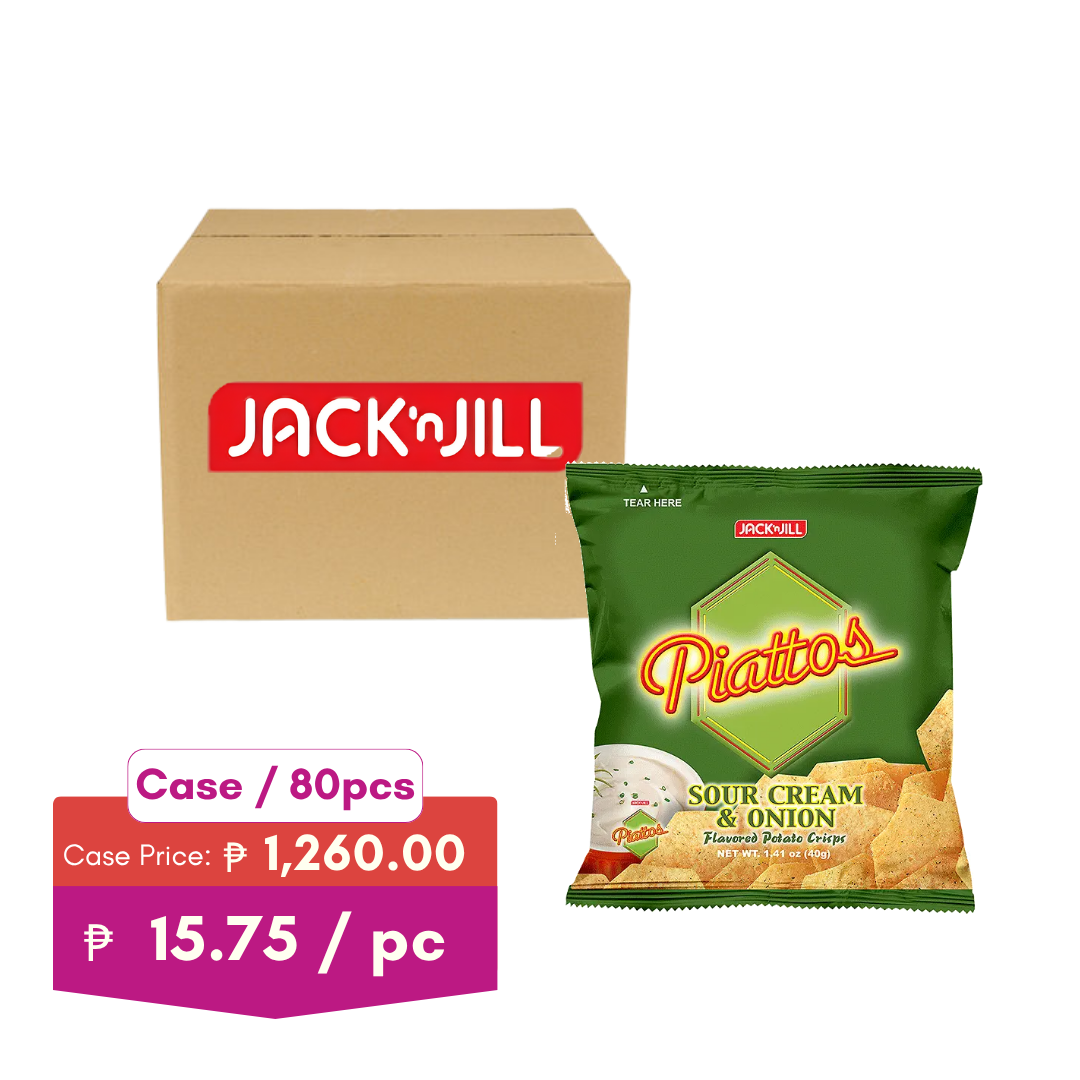 Piattos Sour Cream Flavored Potato Crisp