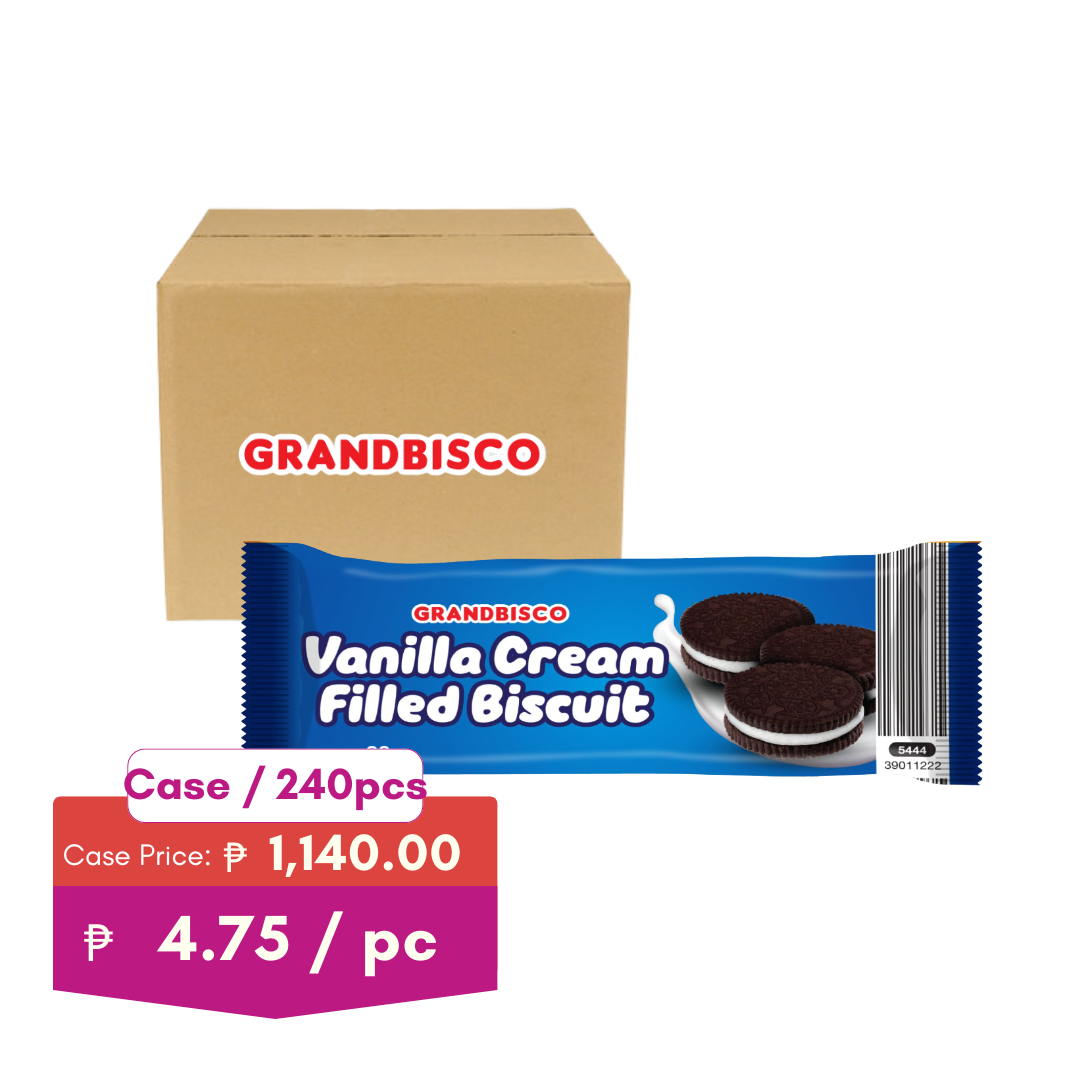 Vanilla Cream Filled Biscuit